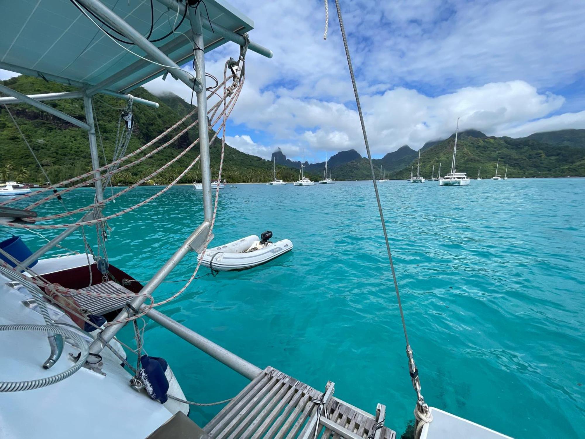Catamaran Amaya - Sejour Insolite Sur Le Lagon De Moorea Hauru Esterno foto